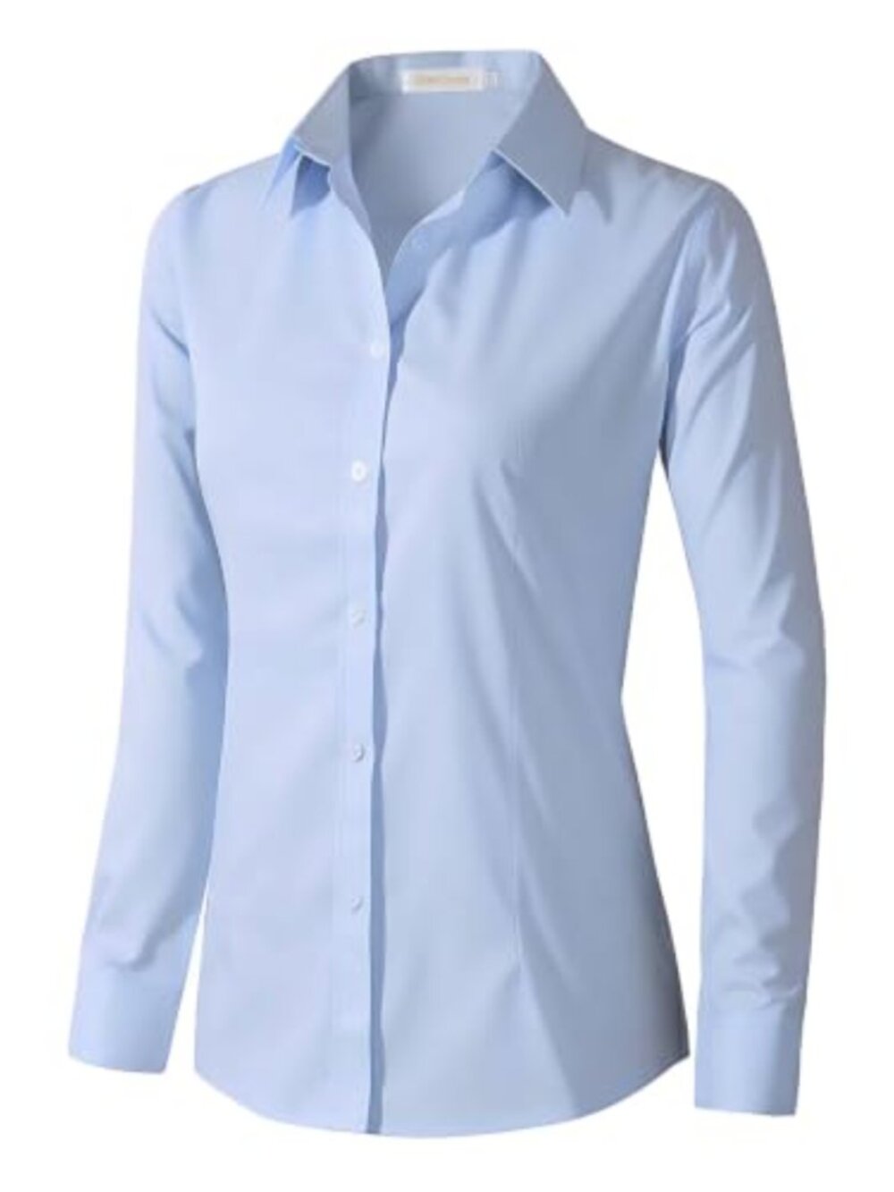 Women's Long Sleeve Button Down Shirt, Dress Shirt, Work Wear